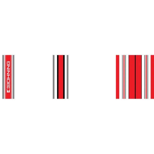 Bohning Arrow Wraps Crested Red 7 in. Standard 13 pk. (Model: 501041CRD) - Bohning