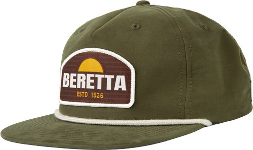 Beretta BC055T1186072V Sunset Rope Trucker Cap Dark Green - Beretta