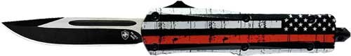 Buy Templar LBTR331 Large OTF Knife 3.5" Black Drop Point Blade online