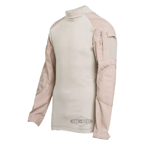 TRU-SPEC T.R.U. Combat Shirt Ripstop Moisture-Wicking Tan - TRU-SPEC