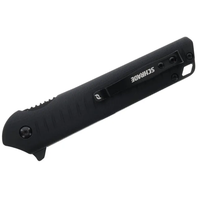 Schrade Delta Class Steelhead Folder Knife 3 1/2 Blade Black - Battenfeld Technologies