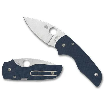 Spyderco Lil' Native C230GPCBL Folding Knife CPM SPY27 Steel G10 Handle - Spyderco for sale at Smoke Wagon Firearms