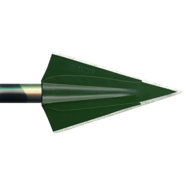 Zwickey BD2 Delta Broadheads 2 Blade 135gr 3pk High-Carbon Steel - Zwickey
