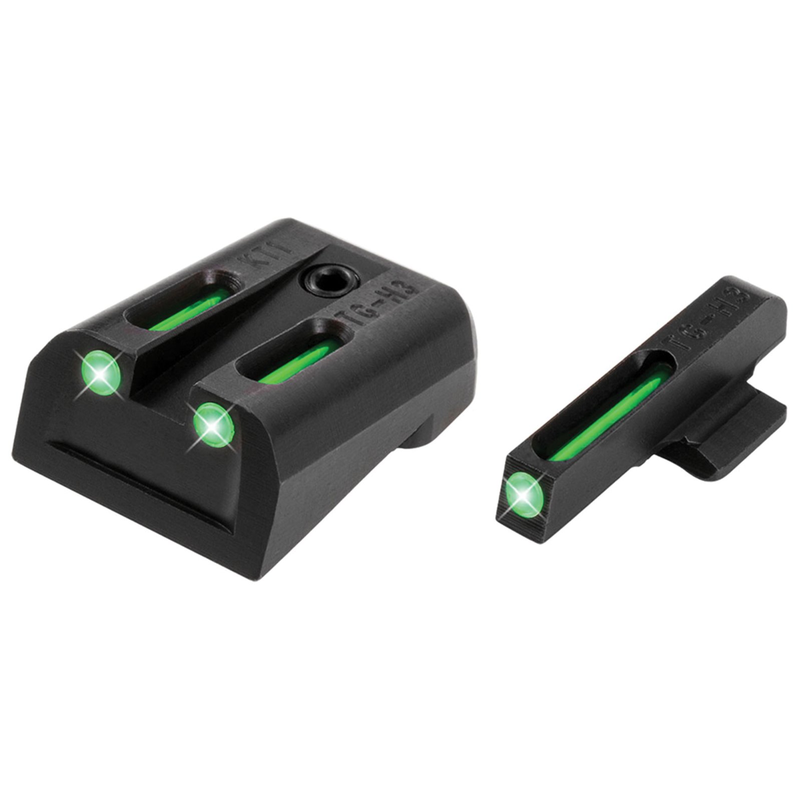 TruGlo TG131KT TFO Tritium/Fiber Optic Night Sights for Kimber 1911 - TRUGLO