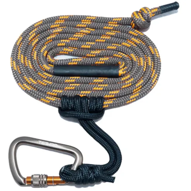 Tethrd Tree Tether Lineman Rope 8mm Orange - Tethrd