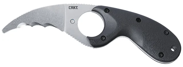 CRKT Bear Claw 2.39" Veff Serrated AUS-8A Blade with Orange Handle - Columbia River Knife & Tool