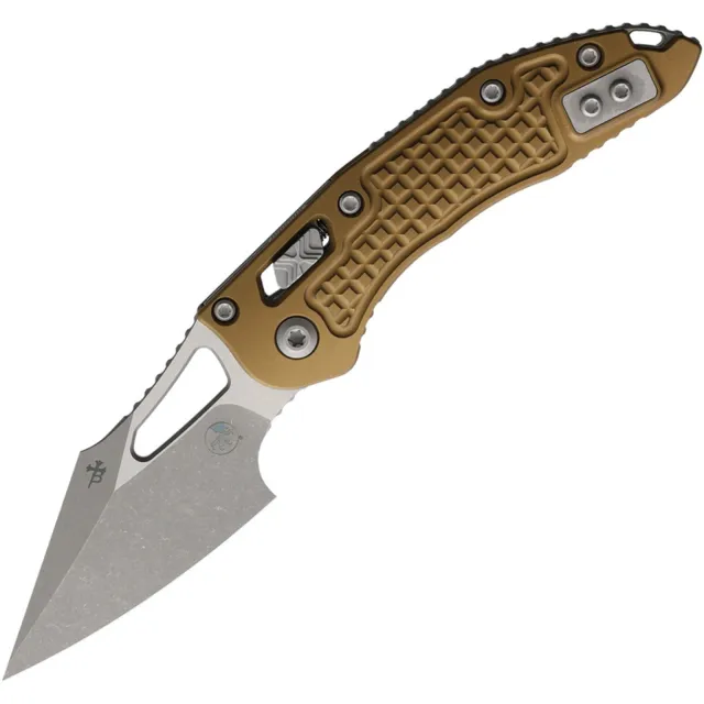 Microtech M-Stitch 3.19 In SE Ram-Lok Apocalyptic Standard Frag Tan - MICROTECH