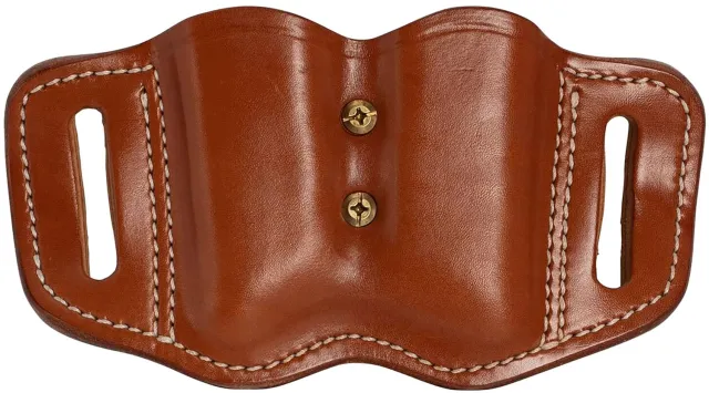1791 Gunleather MAG21CBRA Double Mag Holster Brown Leather - 1791 Gunleather
