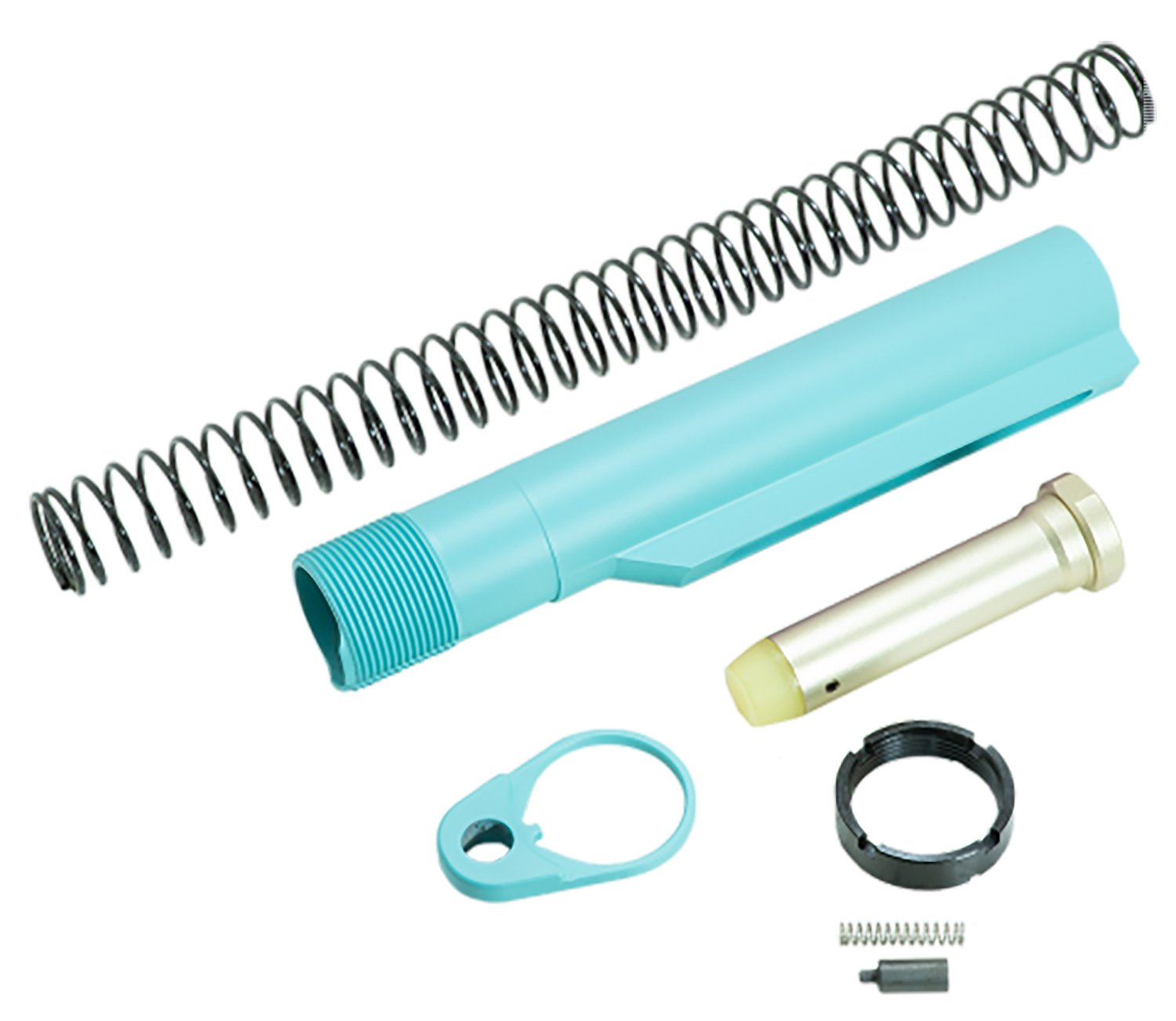 Timber Creek ARBTKRE Buffer Tube Kit Robin's Egg Blue for AR-15/AR-10 - TIMBER