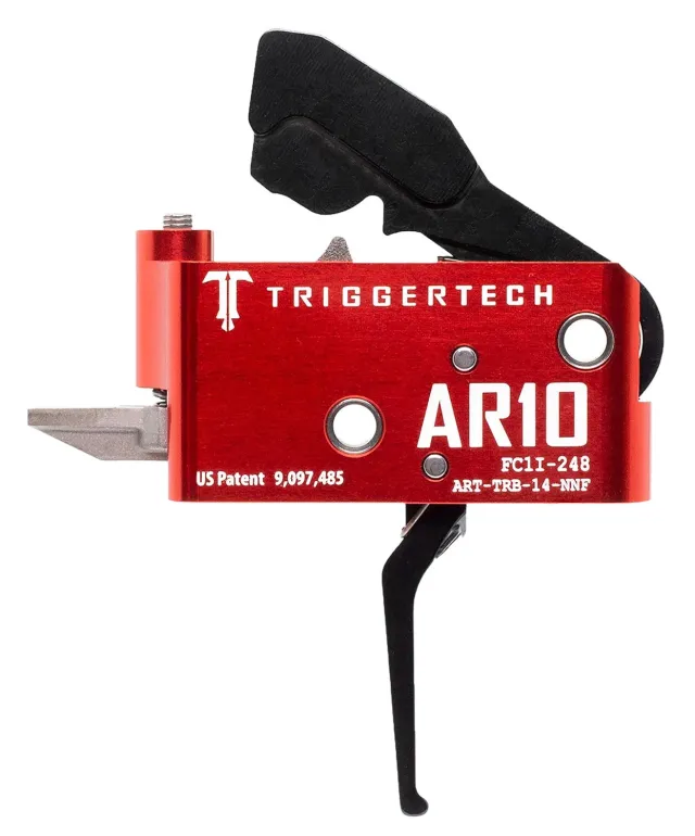 Triggertech ARTTRB14NNF Diamond Trigger AR-10 1.5-4 lb Pull Flat Black - TRIGGERTECH