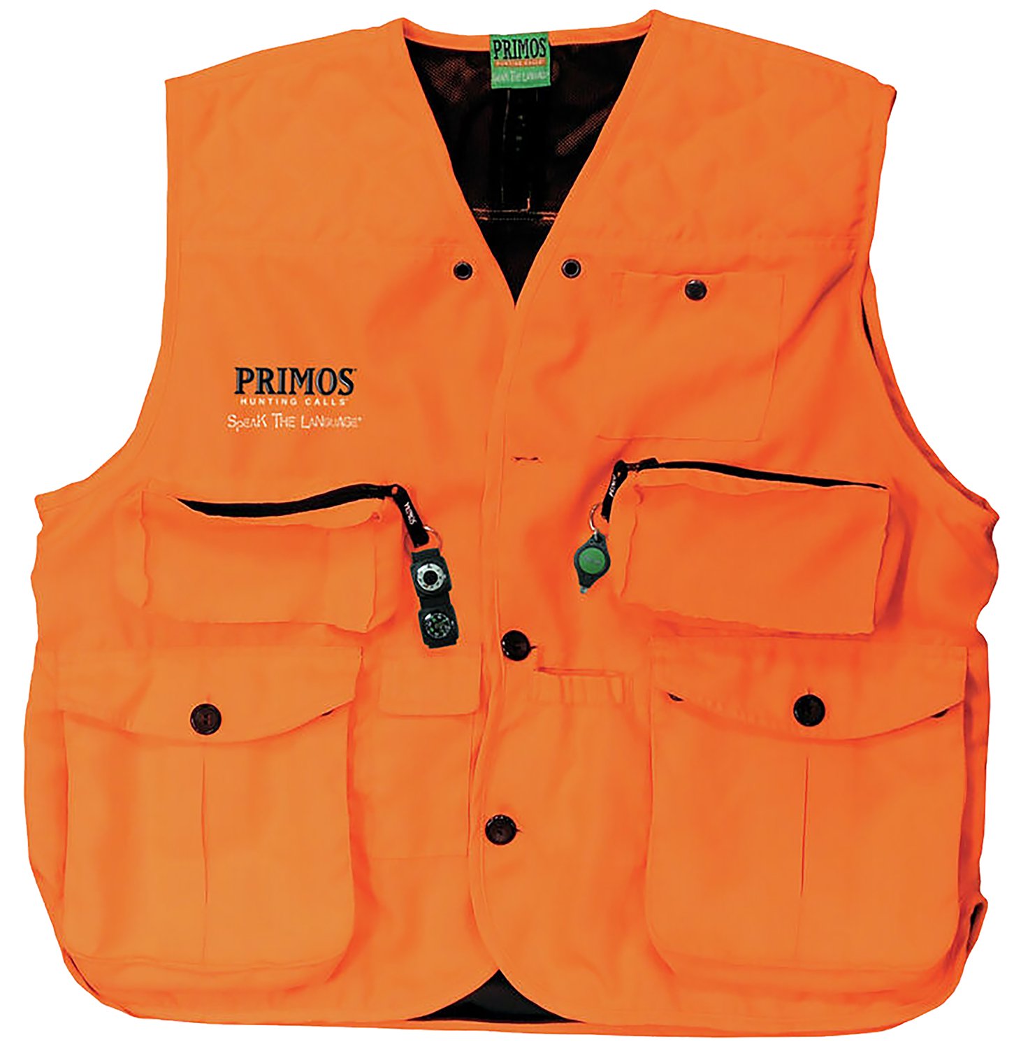 Buy Primos 65702 Gunhunter's Vest Large Blaze Orange Waterproof Capacity 2 online