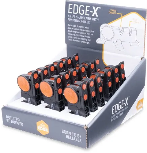 OUTDOOR EDGE GAME EDGE-X SHARPENER 18PC COUNTER - Outdoor Edge