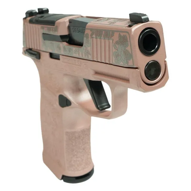 Sig Sauer P365X Full Size Rose Gold Handgun 9mm Luger 12rd Magazines (2) 3.1 Barrel Black - Sig Sauer - 9mm