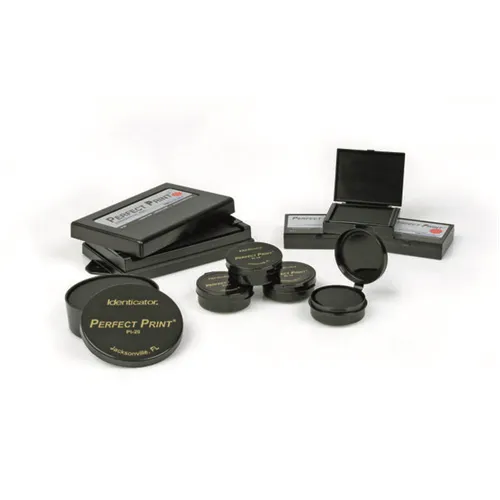 Identicator Perfect Print Ink Pad Ceramic Surface Sharp Black Fingerprints - Identicator