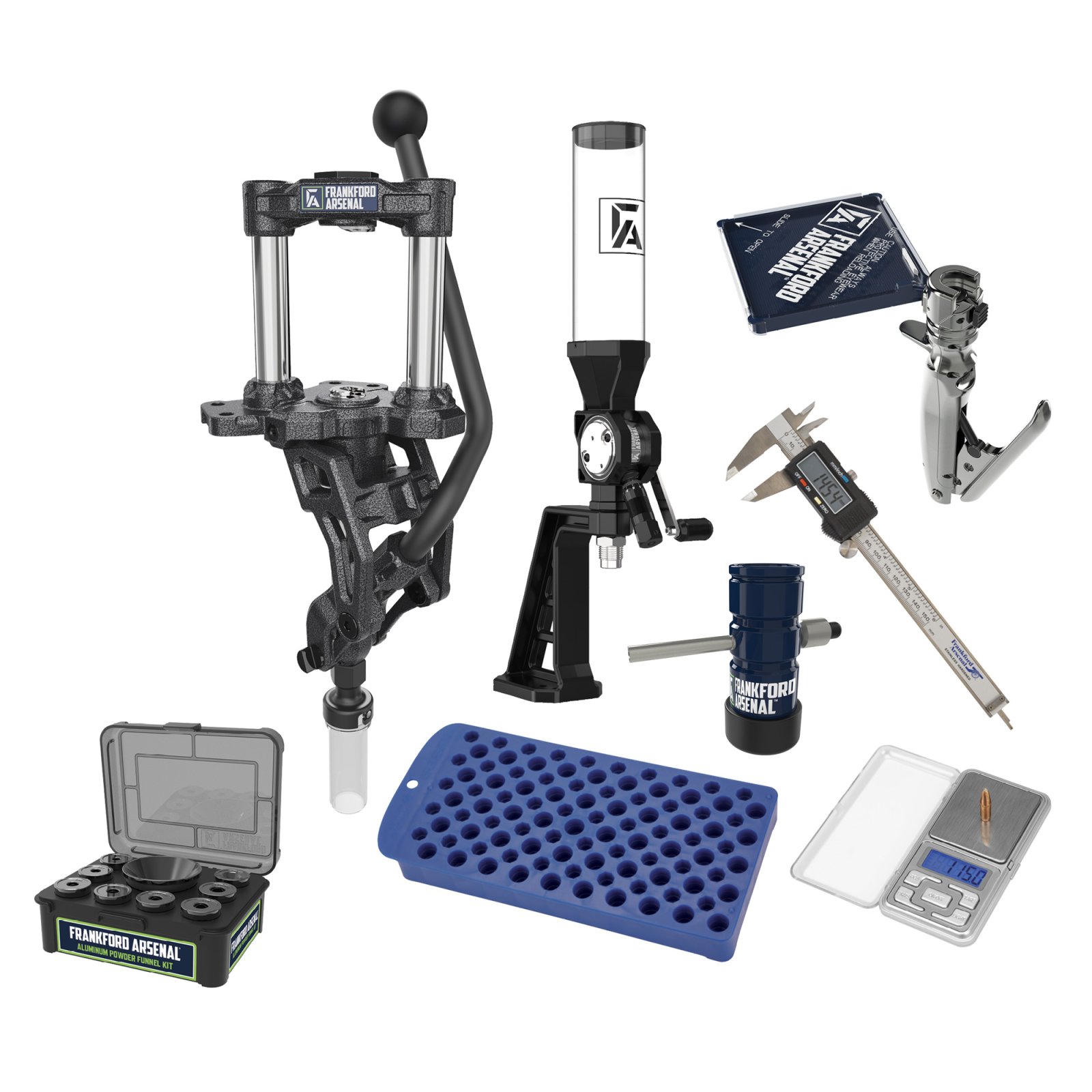 Frankford Arsenal Essentials Reloading Kit with F-1 Press 1198151 - Frankford Arsenal