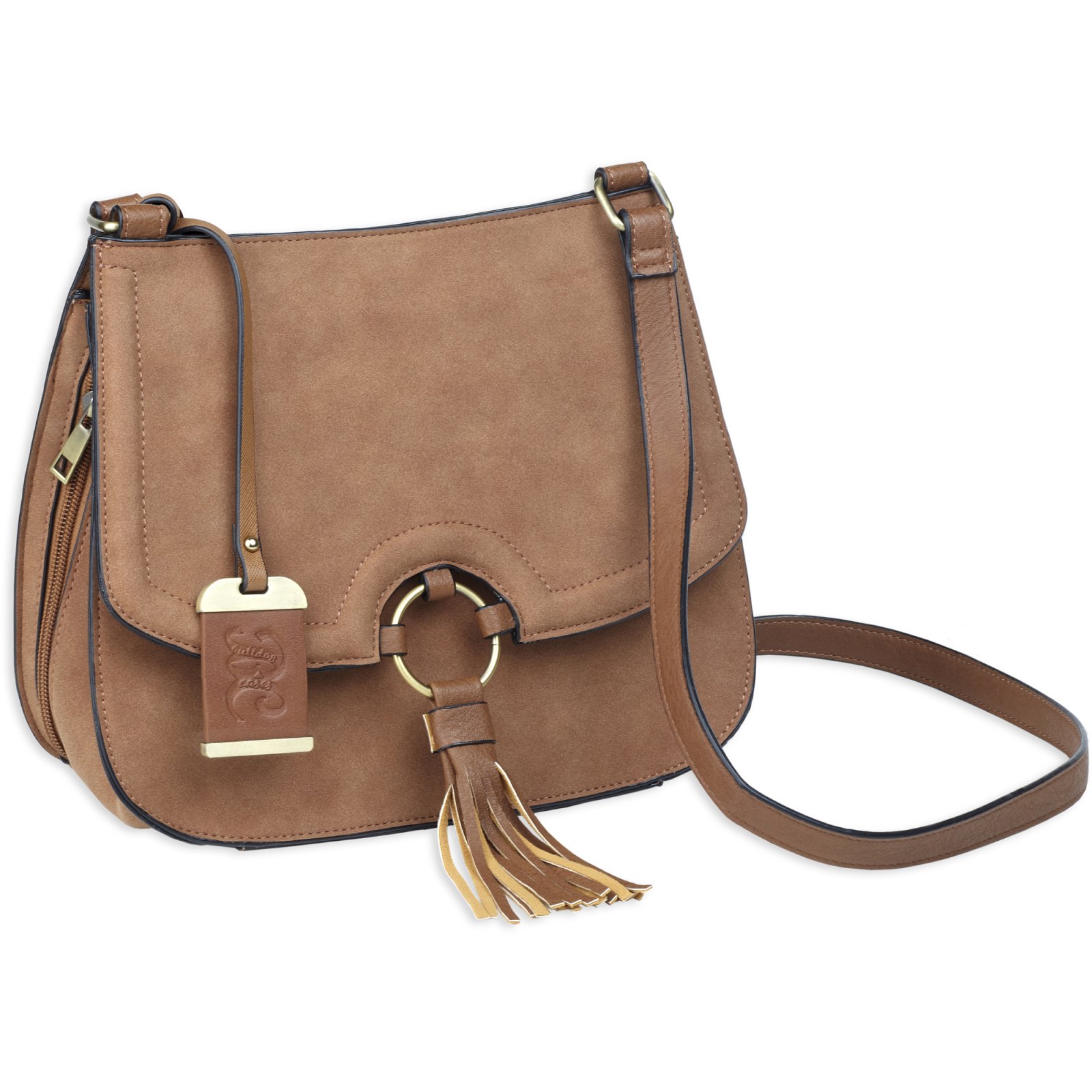 Bulldog Cases Cross Body Purse Holster f/Most Small Autos Leather BDP-034 - Bulldog