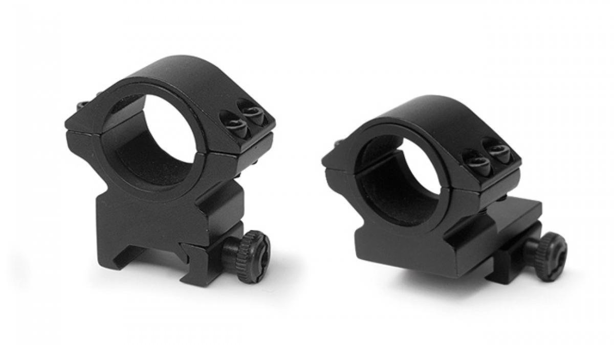 Buy Konus 7411 Steel Riflescope Rings 30mm Low Quick Release Matte Black online