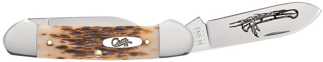 Buy Case Cutlery Canoe 2BLD 3 5/8" Amber Bone Knife online