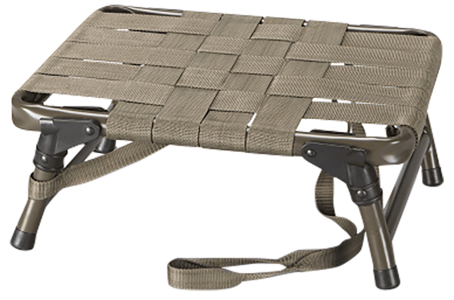 HS Strut Seat Deluxe Two-Way Collapsible 2" Webbing OD Green - GSM Outdoors