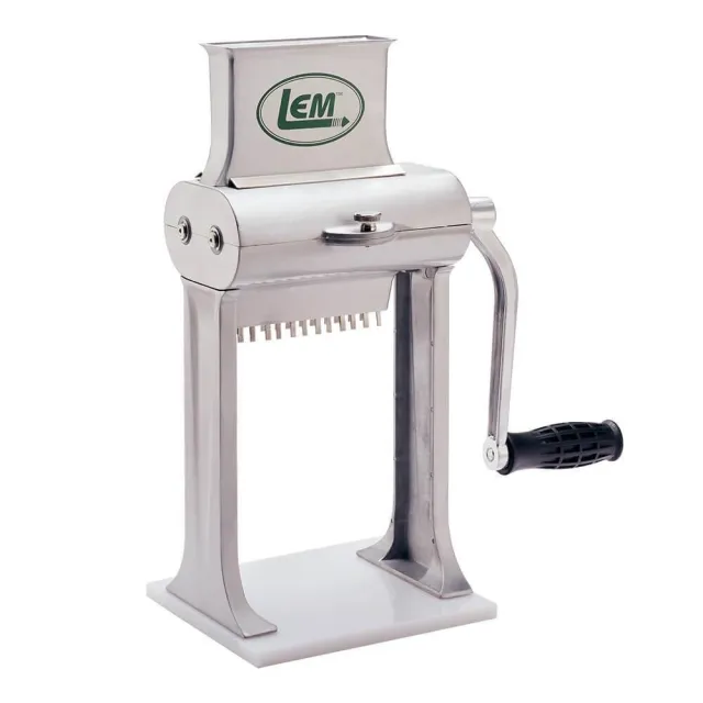 Buy LEM 1432 2-in-1 Jerky Slicer & Tenderizer, Cast Aluminum, 22 Blades online