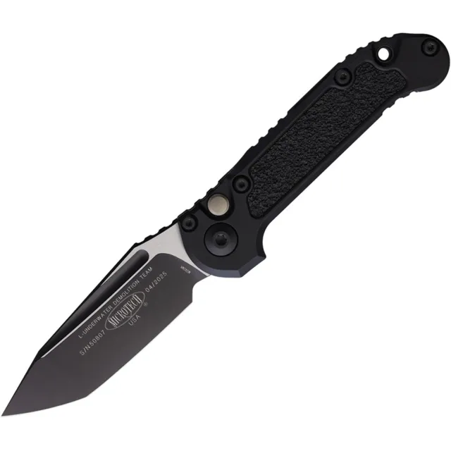 Microtech LUDT G3 3.5 In T/E TNT STD Black Aluminum Handle - MICROTECH