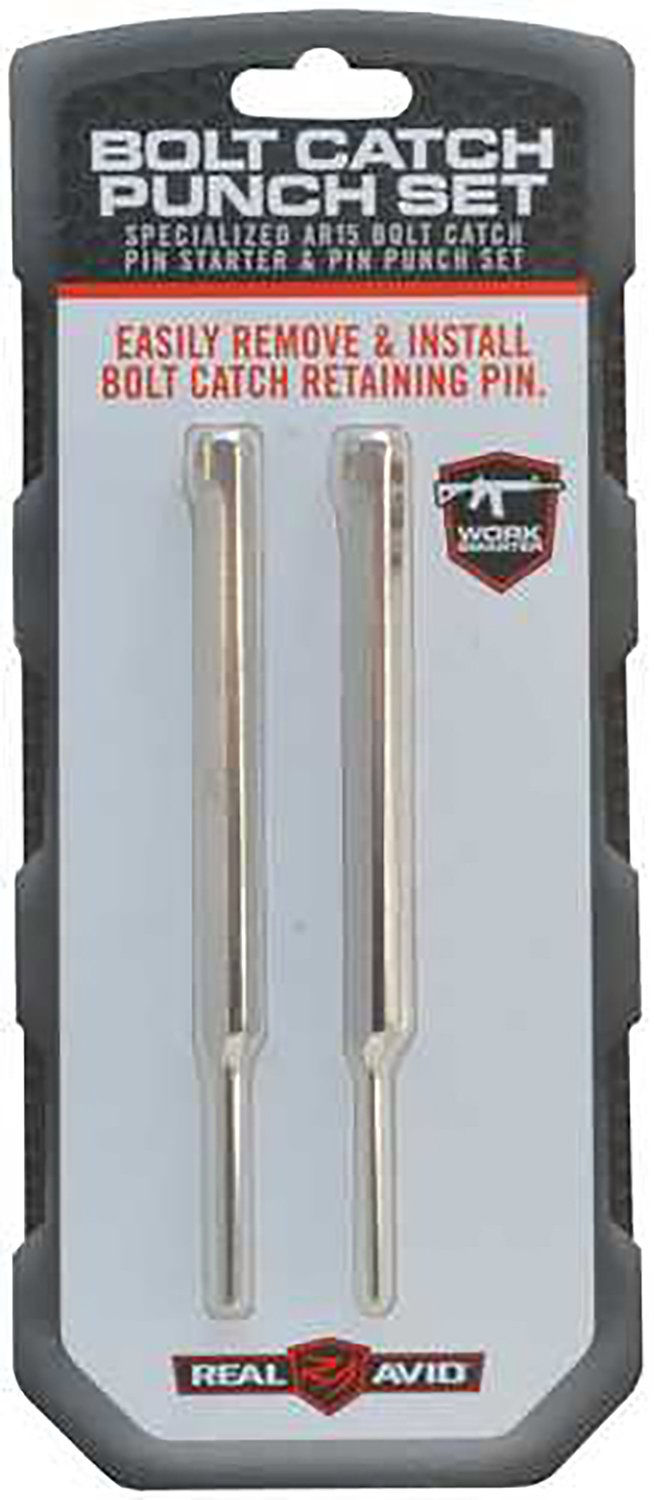 Real Avid AVBCPS Bolt Catch Punch Set Silver 223 Rem/5.56mm AR-Platform - Real Avid