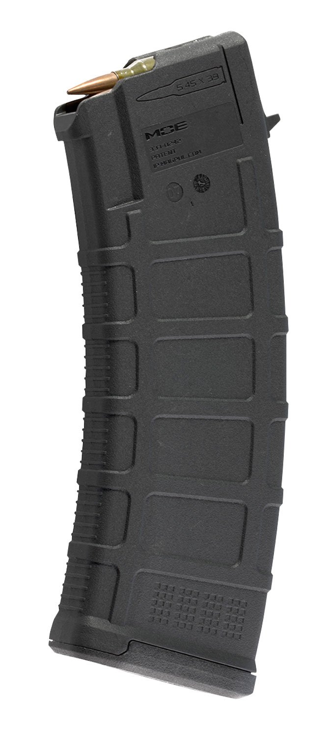 Magpul MAG673-BLK PMAG MOE 30rd 5.45x39mm AK-74 Black Polymer Magazine - Magpul Industries - 5.45 x 39 mm