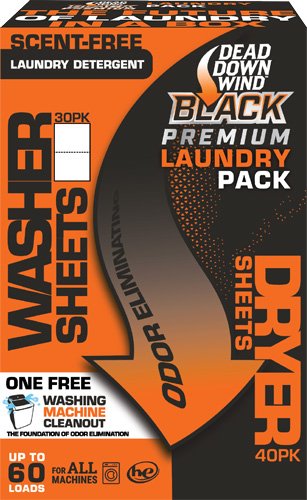 Dead Down Wind Black Premium Laundry Kit Detergent and Dryer Sheet Combo - Dead Down Wind