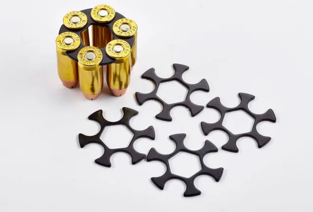 Wilson Combat 69B5 Full Moon Clip Package of 5 Holds 6 rds. 45 ACP S&W 45ACP REVOLVERS - Wilson Combat - 6 RD