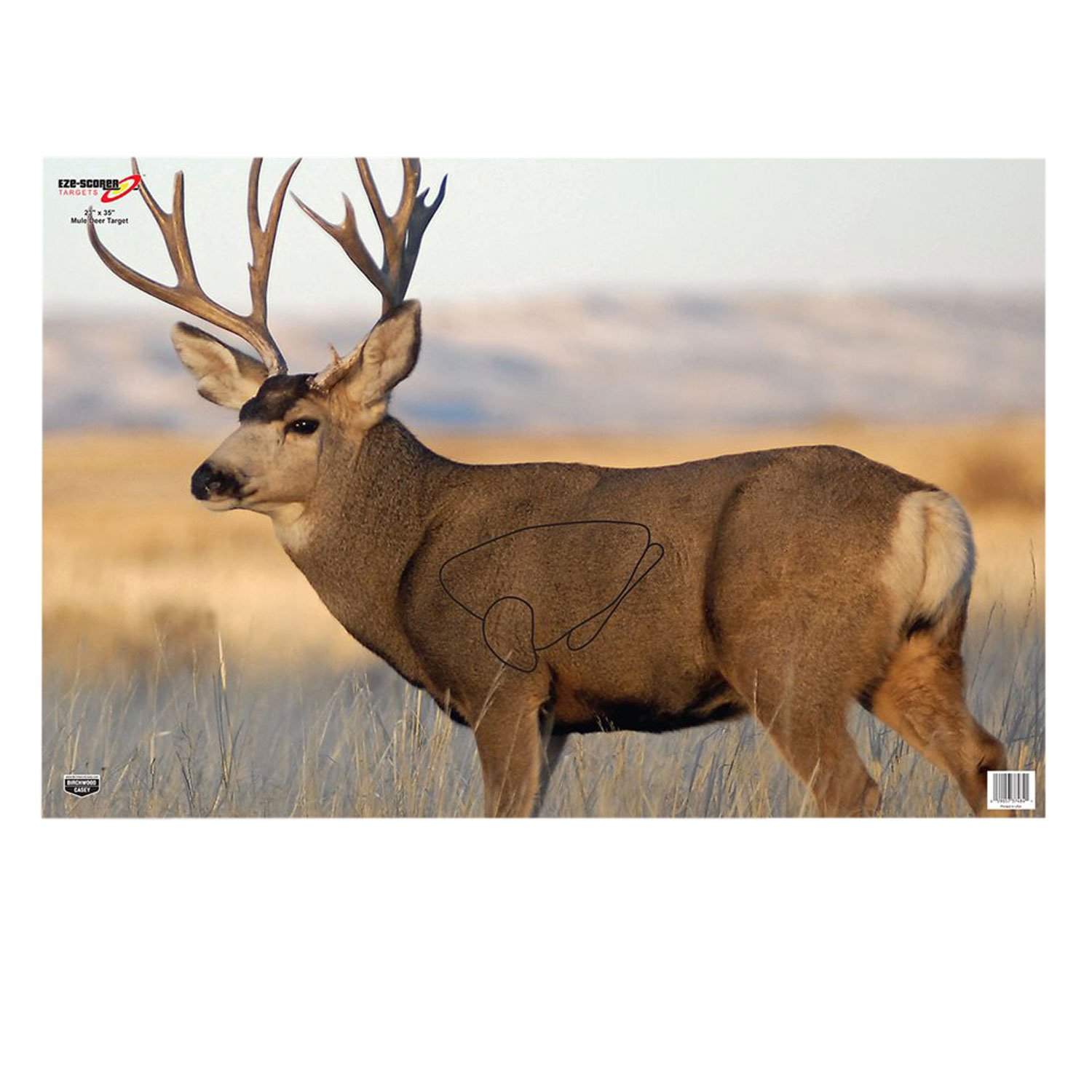 Birchwood Casey 37482 EZE-Scorer Mule Deer Paper Hanging 23" x 35"... - Birchwood Casey