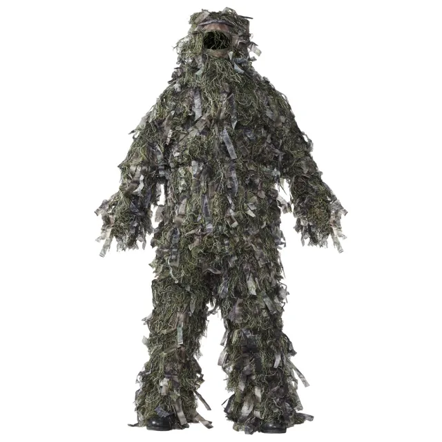 Hot Shot 3-D Ghillie Suit X-Large/2X-Large Camouflage Breathable Mesh - Hot Shot