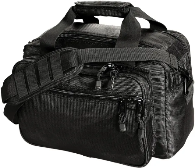 Uncle Mikes Side-Armor Range Bag 53411 Black 1680D x 1680D Material