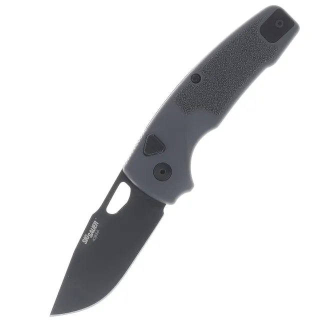 Buy Hogue Sig K365A TAC 2.75 In Black/Grey Automatic Folder Clip Point Blade online