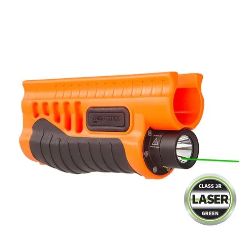 Nightstick Forend Remington 870 White Light Green Laser Orange