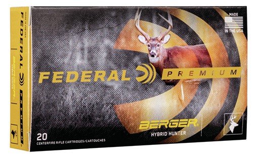 Buy Federal P280AIBCH1 Premium 280 Ackley 168gr Berger Hybrid 20/Box online