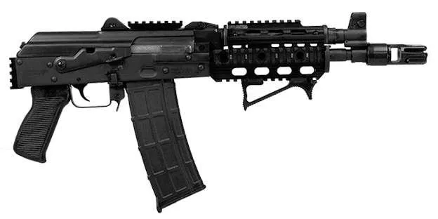ZAS ZPAP85 AK Pistols 7.62x39, 30-Round Capacity, Night Brake Quad Rail, Top & Rear Trunnion Rails, Bulged Trunnion, 1.5mm Receiver, Chrome-Lined Barrel - Zastava Arms - 5.56x45 for sale at Gun Club HQ