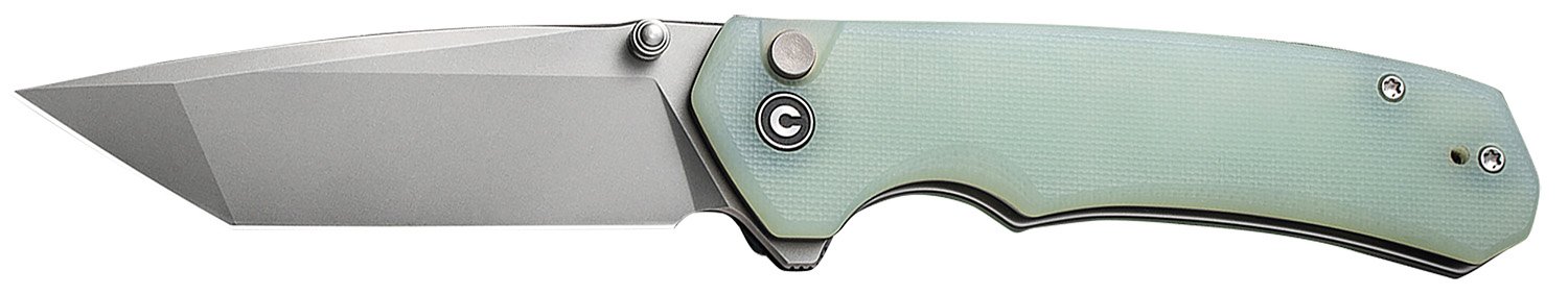 CIVIVI Brazen C19059C-3 3.46 In Stonewash Blade Natural G-10 - CIVIVI