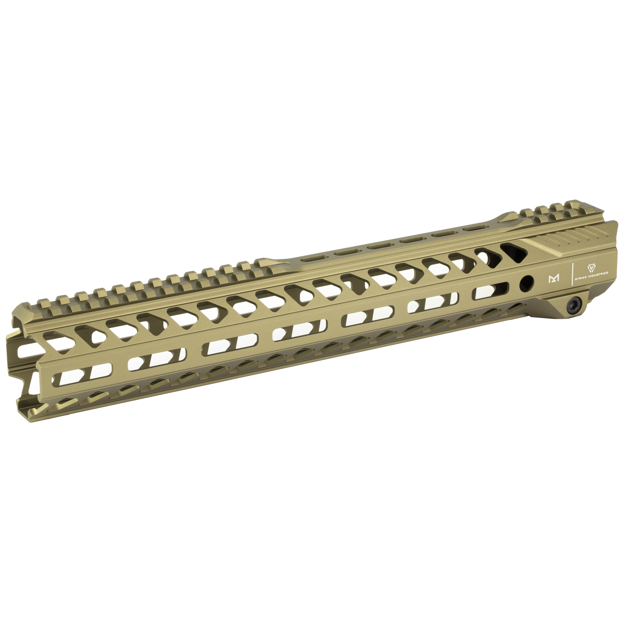 Strike Industries SI-StrikeRail-135-FDE 13.5" Mlok Handguard FDE 1lb 14oz - Strike Industries