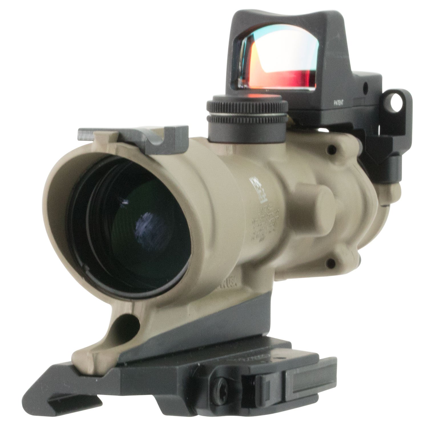 Trijicon ACOG 4x32mm Amber Illuminated Crosshair Rifle Scope, RMR 100555, Durable Aircraft-Aluminum-Alloy, Fog/Waterproof, Shock-Resistant - Trijicon - 32MM