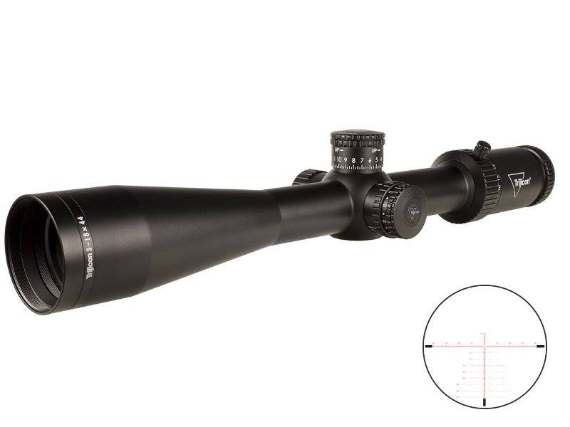 Trijicon Tenmile HX 3-18x44 FFP MOA Red Green Illuminated Scope 44MM - Trijicon - 44MM
