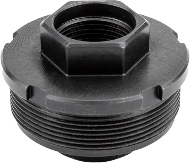Kgm Suppressors A-DTA-S-3M Direct Thread Adapter Fits 3/4"x24 Steel Nitride Black