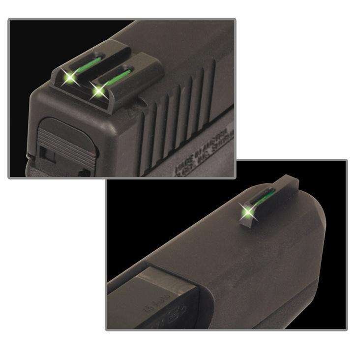 Truglo TG131GT2 TFO Green Tritium Fiber Optic Sights for Glock 20/21 - GSM Outdoors