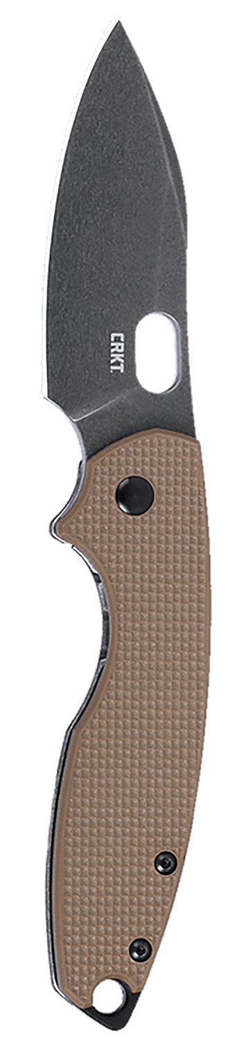 Buy CRKT Pilar III 2.97" D2 Steel Folding Knife, Brown G10/SS Handle online