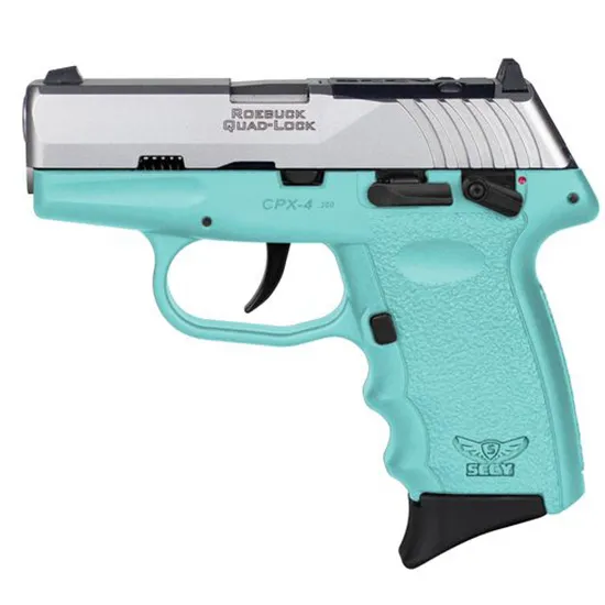 SCCY CPX-4 RD 380 ACP Pistol, SCCY Blue, Concealed Carry Friendly