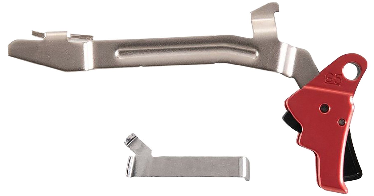 Apex Tactical 102156 Red Aluminum Trigger Kit Glock 17/19/19X/26/34/45 Gen5 - Apex Tactical Specialties