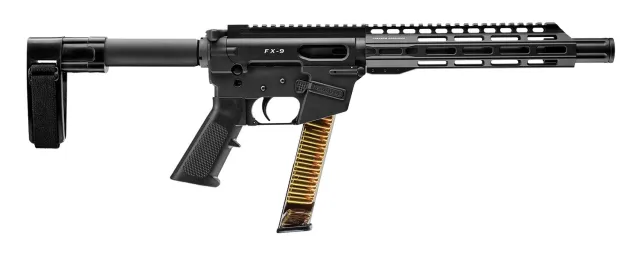 Freedom Ordnance FX9P10SBM FX-9 9mm 10" 32+1 Black M-LOK SB Mini Brace - Freedom Ordnance - 9mm Luger (9x19 Parabellum) for sale at Smoke Wagon Firearms