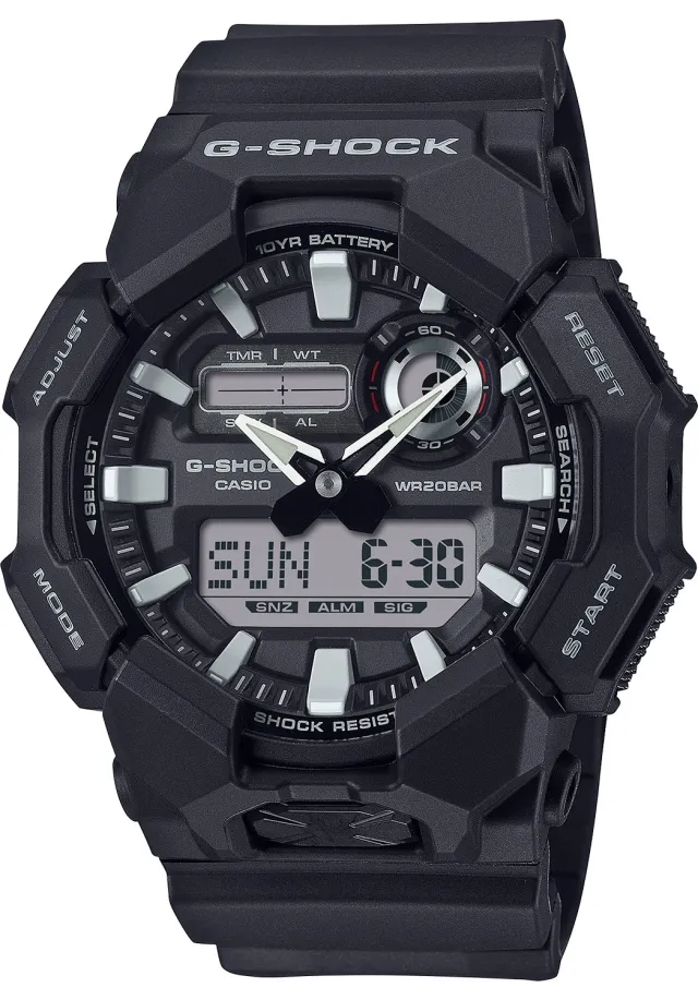 GSHOCK GA0101ACR Analog Digital Black Tactical Watch - GSHOCK
