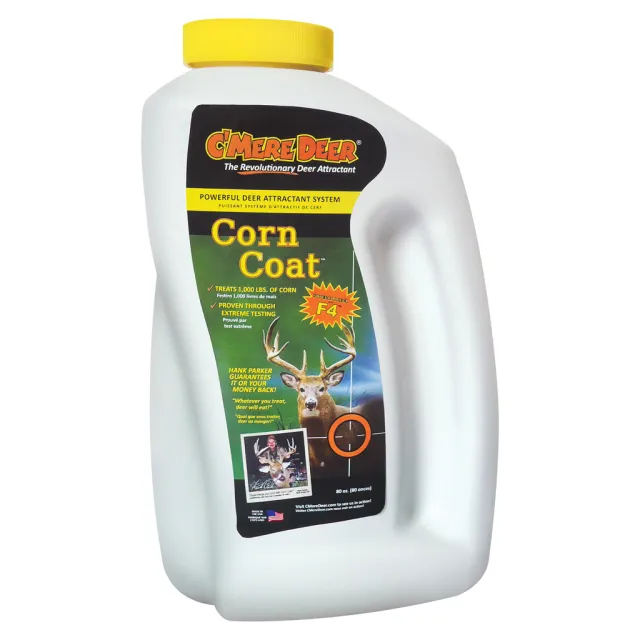 C'Mere Deer CMD00202 Corn Coat Attractant 80 oz Bottle, Treats 50 lbs - C' Mere Deer