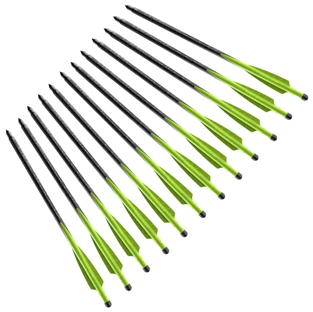 Barnett Outdoors Demun Hyperbolts BAR50037 7 In 2-Fletch 12pk 2 FLETCH - Barnett Outdoors - 2 FLETCH