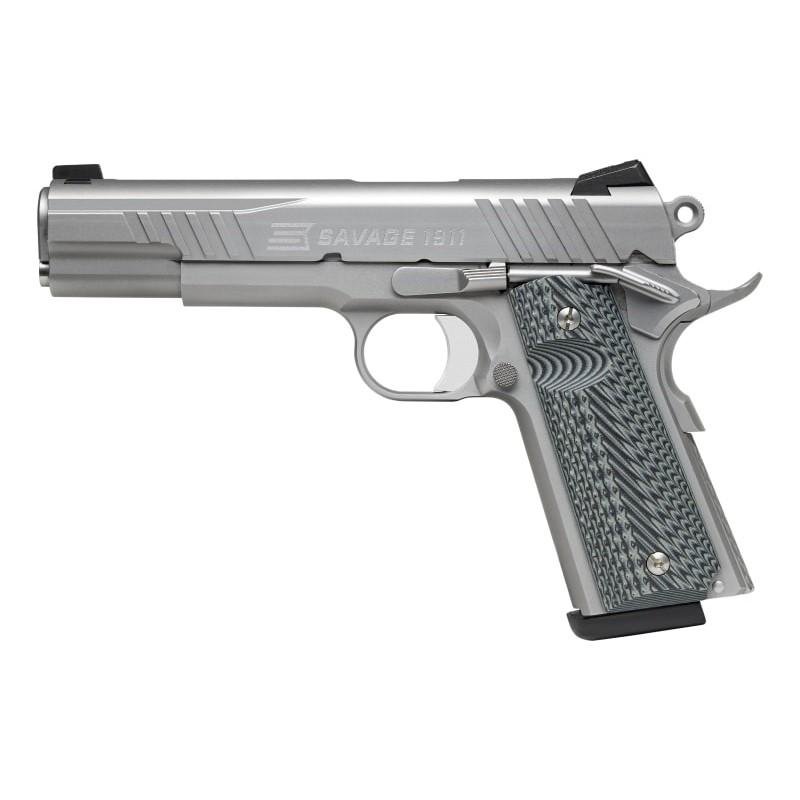 Savage 1911 45 ACP Stainless Night Sights Pistol - Savage Arms - 45 ACP